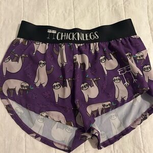 ChicknLegs Women's Purple Athletic Shorts